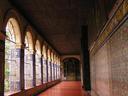 Back in the cloister, enjoying the tiles.